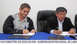 GORE LIMA Y MINEDU “JUNTOS POR LA EDUCACIÓN”...