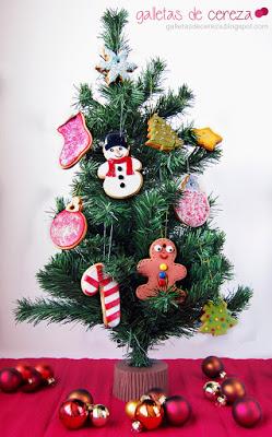 Galletas de Navidad con fondant