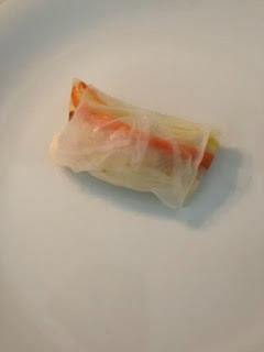 ROLLITOS VIETNAMITAS CON VERDURAS  Y POLLO