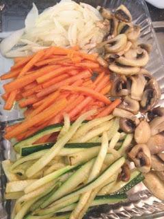 ROLLITOS VIETNAMITAS CON VERDURAS  Y POLLO