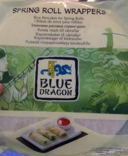 ROLLITOS VIETNAMITAS CON VERDURAS  Y POLLO