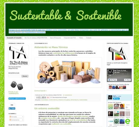 entrevista al Arquibloggers Eduardo M. del Toro del blog Sustentable & Sostenible por SF23 Arquitectos Segovia