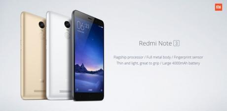 Xiaomi RedMi Note 3