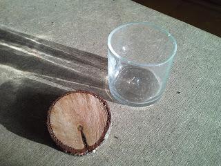 Candelabro con transferencia