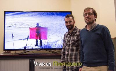 El alpinista quinteño José Ramón Arroyal, de nuevo en casa.