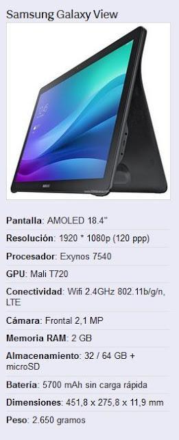 Análisis: Samsung Galaxy View