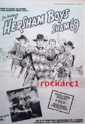 Sham 69 -The adventures of Hersham boys Lp 1979