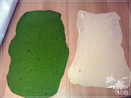 Pan de molde con espinacas