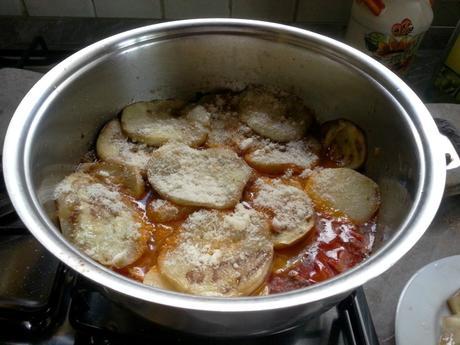 Berenjenas y patatas con tomates - Melanzane e patate - Aubergine potatoes tomato recipe berenjenasypatatas11