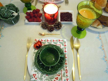 Club de las mesas bonitas: Desayuno de Navidad para dos.