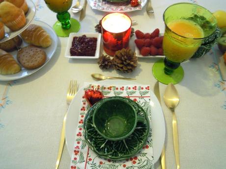 Club de las mesas bonitas: Desayuno de Navidad para dos.