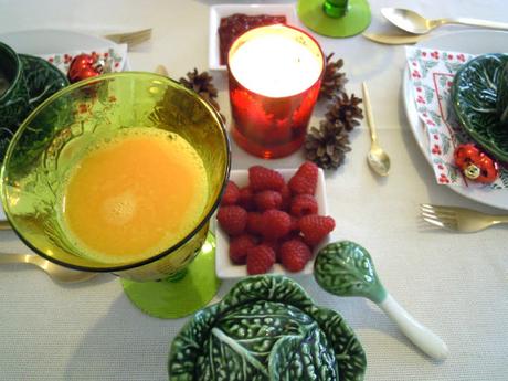 Club de las mesas bonitas: Desayuno de Navidad para dos.