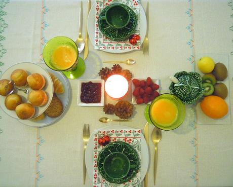 Club de las mesas bonitas: Desayuno de Navidad para dos.