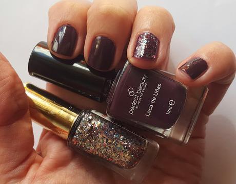 Estas fiestas, vas a brillar: Nácar y burdeos (look)