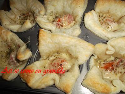 Cestitas de hojaldre para el #DiadelAperitivo‬