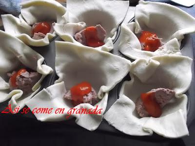 Cestitas de hojaldre para el #DiadelAperitivo‬