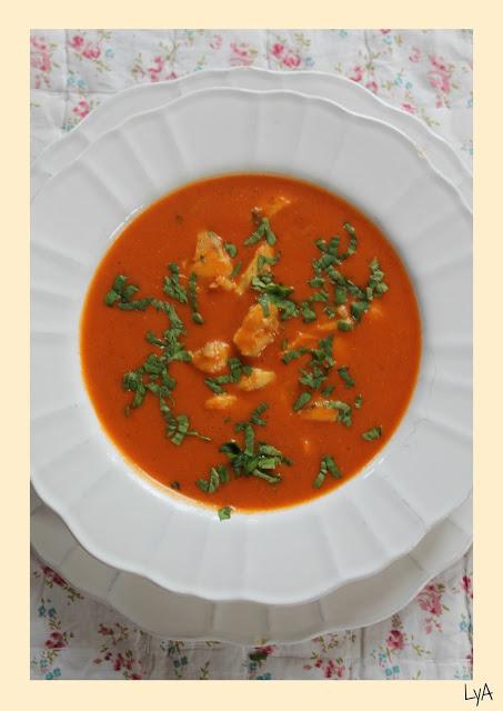 Sopa de rape... para el reto de la Marquesa de Parabere