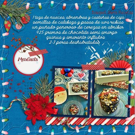 Receta de Navidad. Mendiants Receta de Navidad. Mendiants