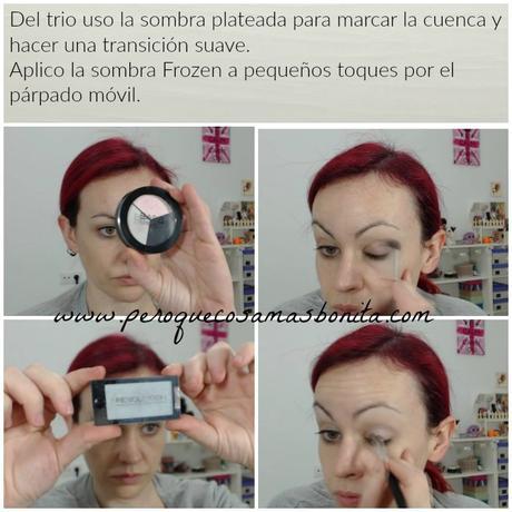 Tutorial maquillaje en tonos plata