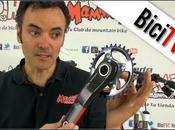 utilizar doble triple plato bicicleta montaña