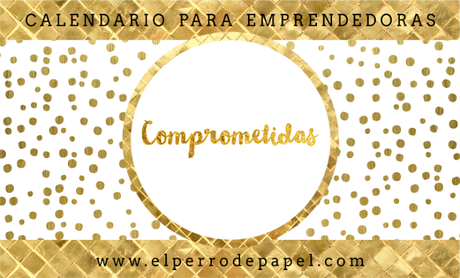 Calendario y Organizador Imprimible para Bloggers y Emprendedoras Modelo Gold