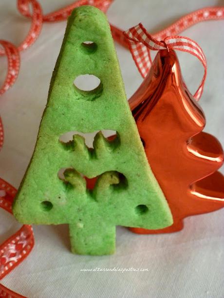 Galletas para Navidad Árbol Calado