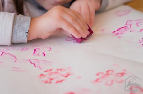 Papel de regalo casero