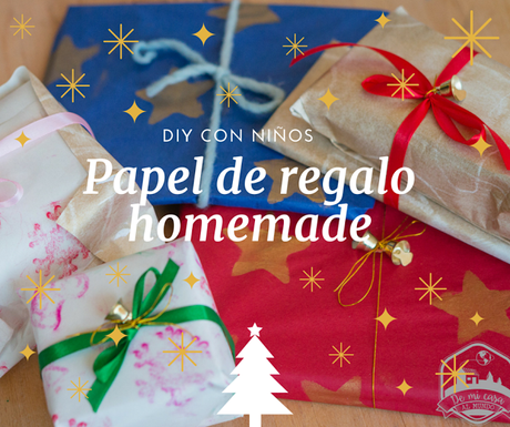 Papel de regalo casero