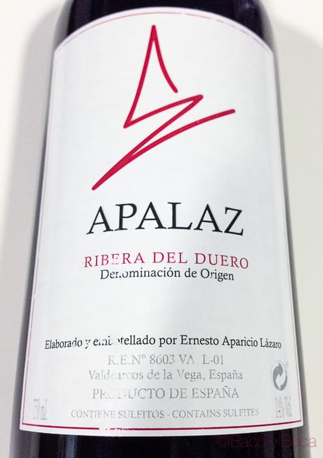 Apalaz Ribera de Duero wine to you bacoyboca