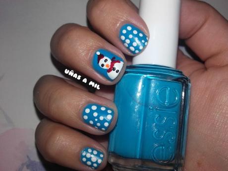 diseño_decoración_uñas_nail_art_navidad_muñeco_nieve