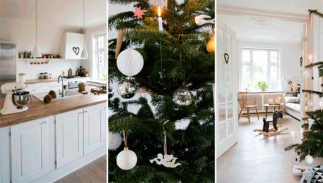 Inspiración de #Navidad... Detalles en blanco y muchos renos