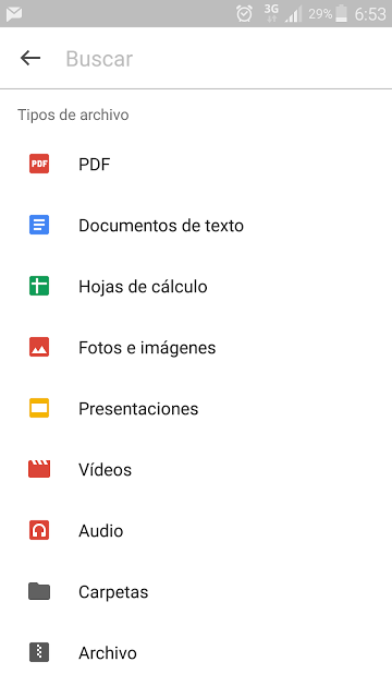 Google Drive mejora la búsqueda de documentos