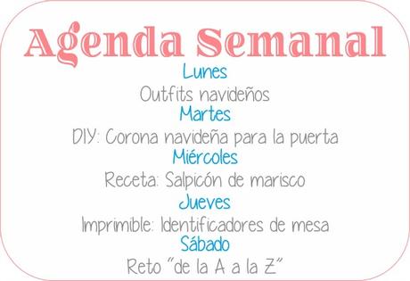 Agenda Semanal 21/12 - 27/12