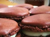 MACARONS CHOCOLATE RELLENOS BLANCO (Desafío cocina pero desafío....)