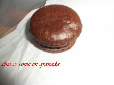 Macarons de chocolate Macarons de chocolate