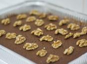 Receta Brownie chocolate, naranja nueces