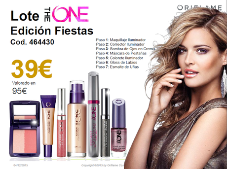 PROBANDO EL NUEVO LOTE THE ONE EDICIÓN FIESTAS DE ORIFLAME