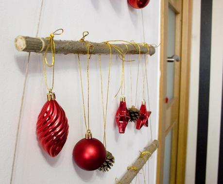 Diy árbol de navidad con ramas Diy árbol de navidad con ramas
