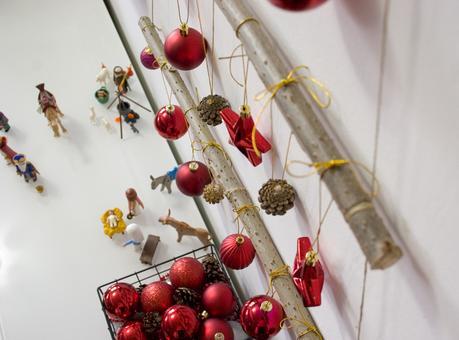Diy árbol de navidad con ramas Diy árbol de navidad con ramas