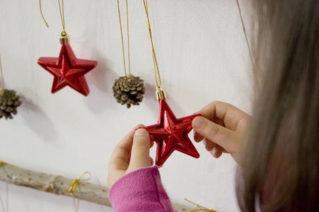 Diy árbol de navidad con ramas Diy árbol de navidad con ramas