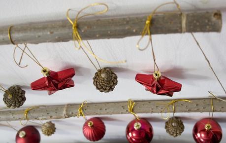 Diy árbol de navidad con ramas Diy árbol de navidad con ramas