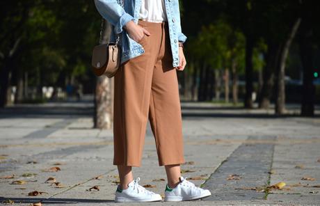 Outfit | Brown culotte