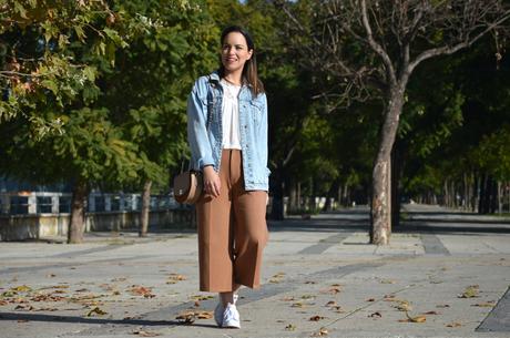 Outfit | Brown culotte