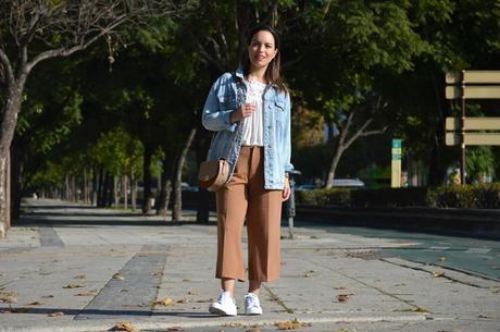 Outfit | Brown culotte