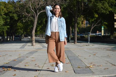 Outfit | Brown culotte