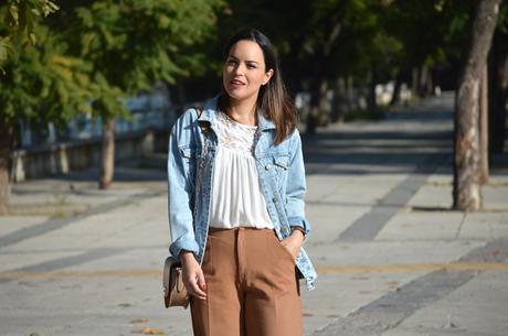 Outfit | Brown culotte