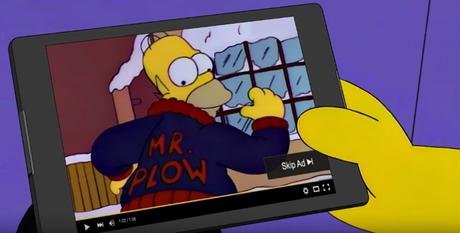 Homer promociona su negocio de quitanieves con Youtube Ads en este anuncio