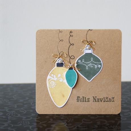 Tarjetas de Navidad. Decoración navideña