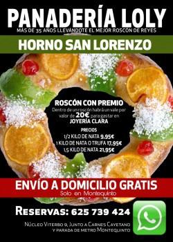 Panadería Loly vuelve con sus Roscones de Reyes con reparto a domicilio gratis