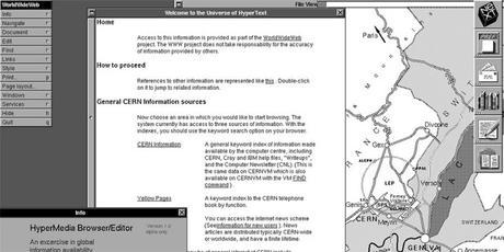 La primera página de World Wide Web cumple 25 años